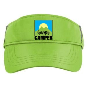 Happy Camper Sunrise Over Mountains Adult Drive Performance Visor