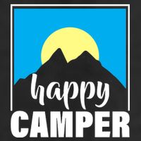 Happy Camper Sunrise Over Mountains Adult Drive Performance Visor