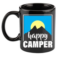 Happy Camper Sunrise Over Mountains 11oz C Handle Ceramic Mug