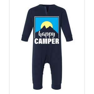 Happy Camper Sunrise Over Mountains Infant Fleece One Piece