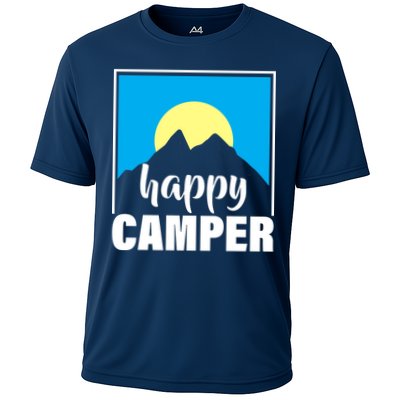 Happy Camper Sunrise Over Mountains Performance Shirt
