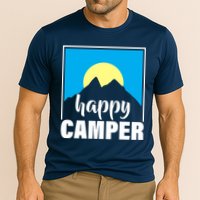 Happy Camper Sunrise Over Mountains Cooling Performance Crew T-Shirt