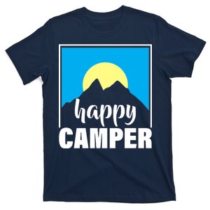 Happy Camper Sunrise Over Mountains T-Shirt