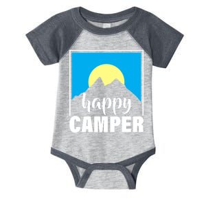 Happy Camper Sunrise Over Mountains Infant Baby Jersey Bodysuit