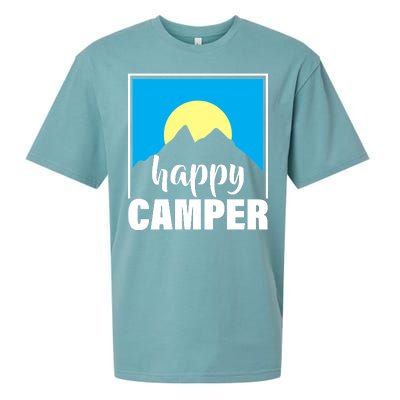 Happy Camper Sunrise Over Mountains Sueded Cloud Jersey T-Shirt