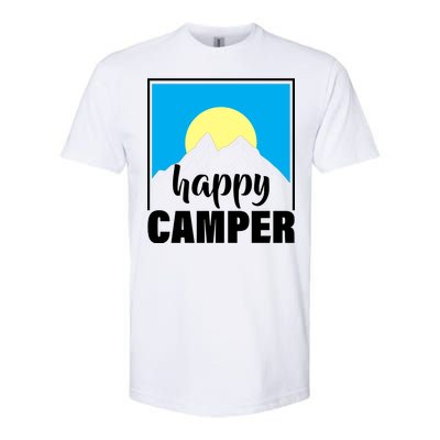 Happy Camper Sunrise Over Mountains Softstyle® CVC T-Shirt