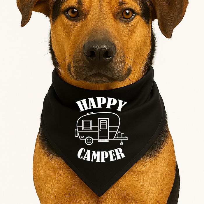 Happy Camper Trailer USA-Made Doggie Bandana