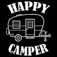 Happy Camper Trailer USA-Made Doggie Bandana