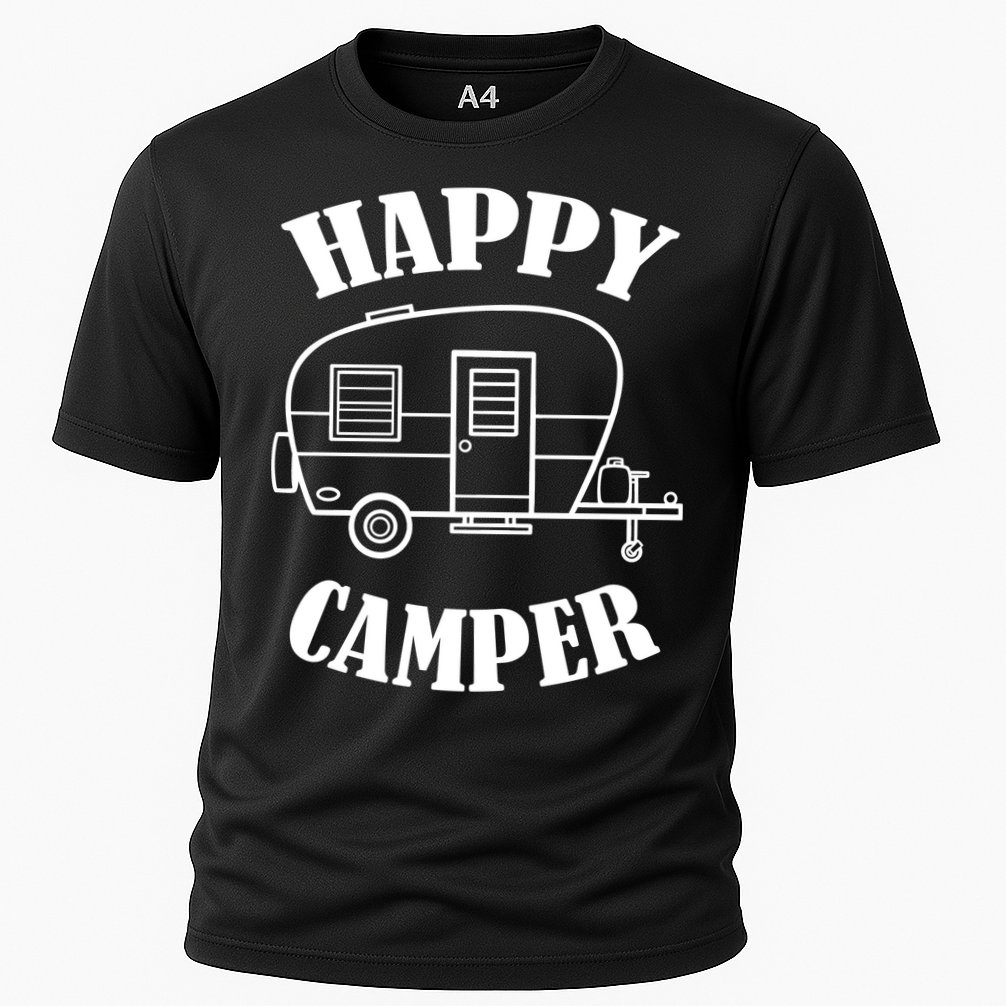 Happy Camper Trailer Cooling Performance Crew T-Shirt
