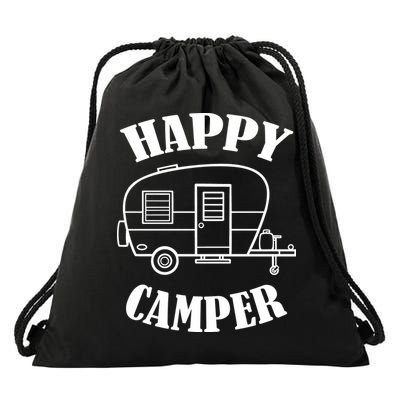 Happy Camper Trailer Drawstring Bag