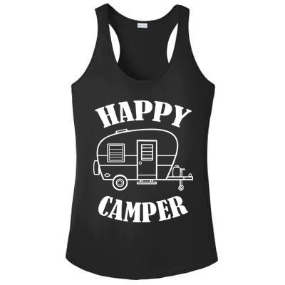 Happy Camper Trailer Ladies PosiCharge Competitor Racerback Tank