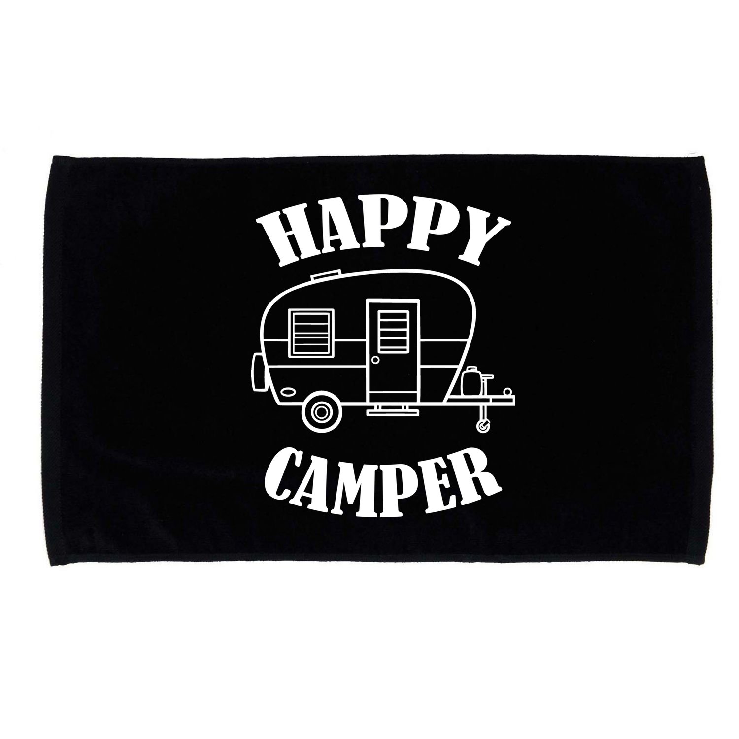 Happy Camper Trailer Microfiber Hand Towel