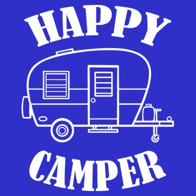 Happy Camper Trailer T-Shirt