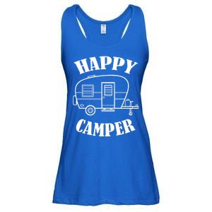 Happy Camper Trailer Ladies Essential Flowy Tank