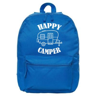 Happy Camper Trailer 16 in Basic Backpack
