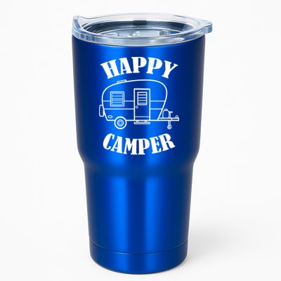 Happy Camper Trailer Tumbler