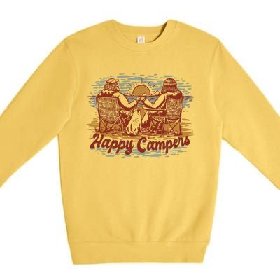 Happy Campers Premium Crewneck Sweatshirt