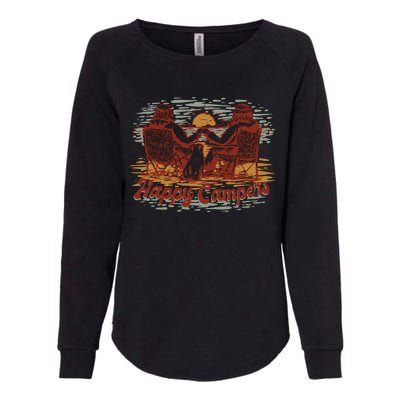 Happy Campers Womens California Wash Sweatshirt