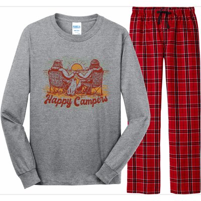 Happy Campers Long Sleeve Pajama Set