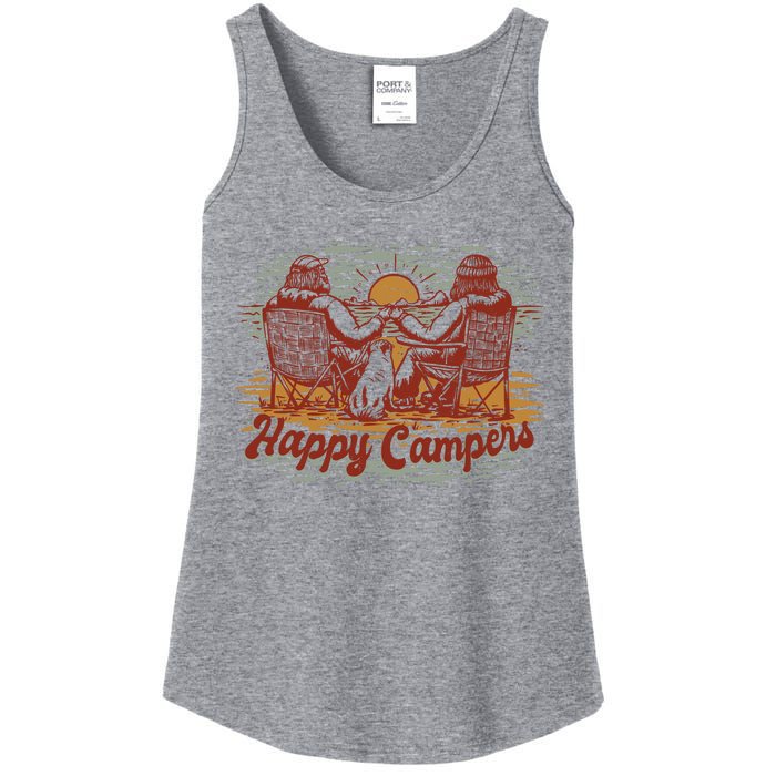 Happy Campers Ladies Essential Tank