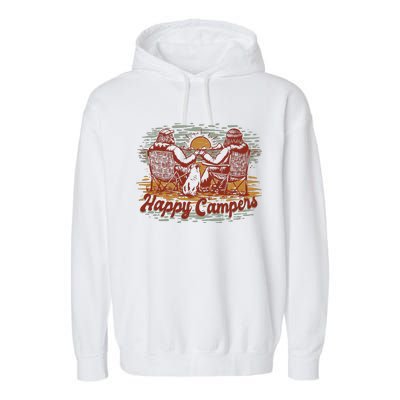 Happy Campers Garment-Dyed Fleece Hoodie