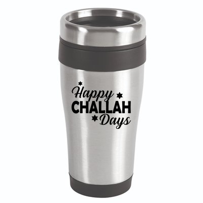 Happy Challah Days 16oz Travel Tumbler