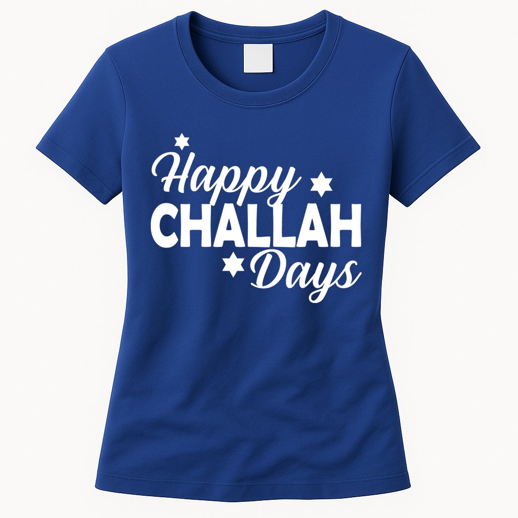 Happy Challah Days Womens T-Shirt