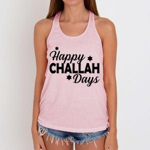 Happy Challah Days Women's Knotted Racerback Tank