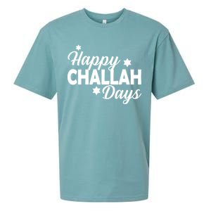 Happy Challah Days Sueded Cloud Jersey T-Shirt