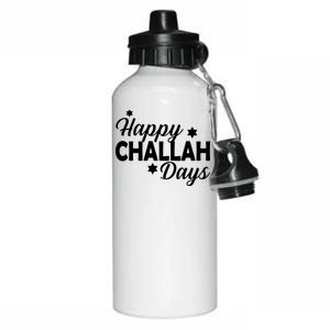 Happy Challah Days Aluminum Water Bottle