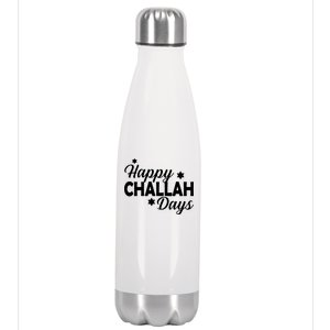 Happy Challah Days Stainless Steel Insulated Water Bottle