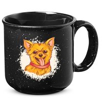 Happy Chihuahua 15oz Campfire Ceramic Mug