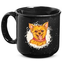 Happy Chihuahua 15oz Campfire Ceramic Mug