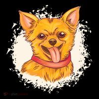 Happy Chihuahua Flat Bill Trucker Hat