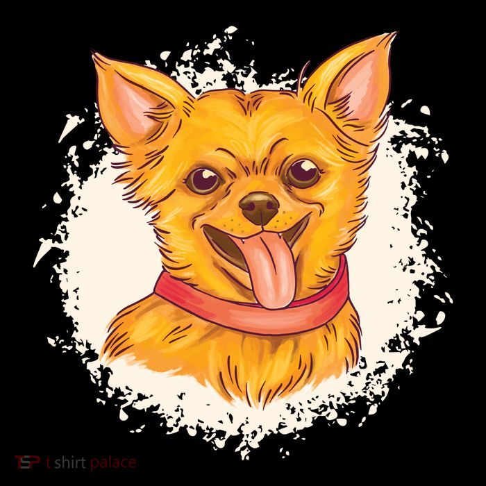 Happy Chihuahua Flat Bill Trucker Hat