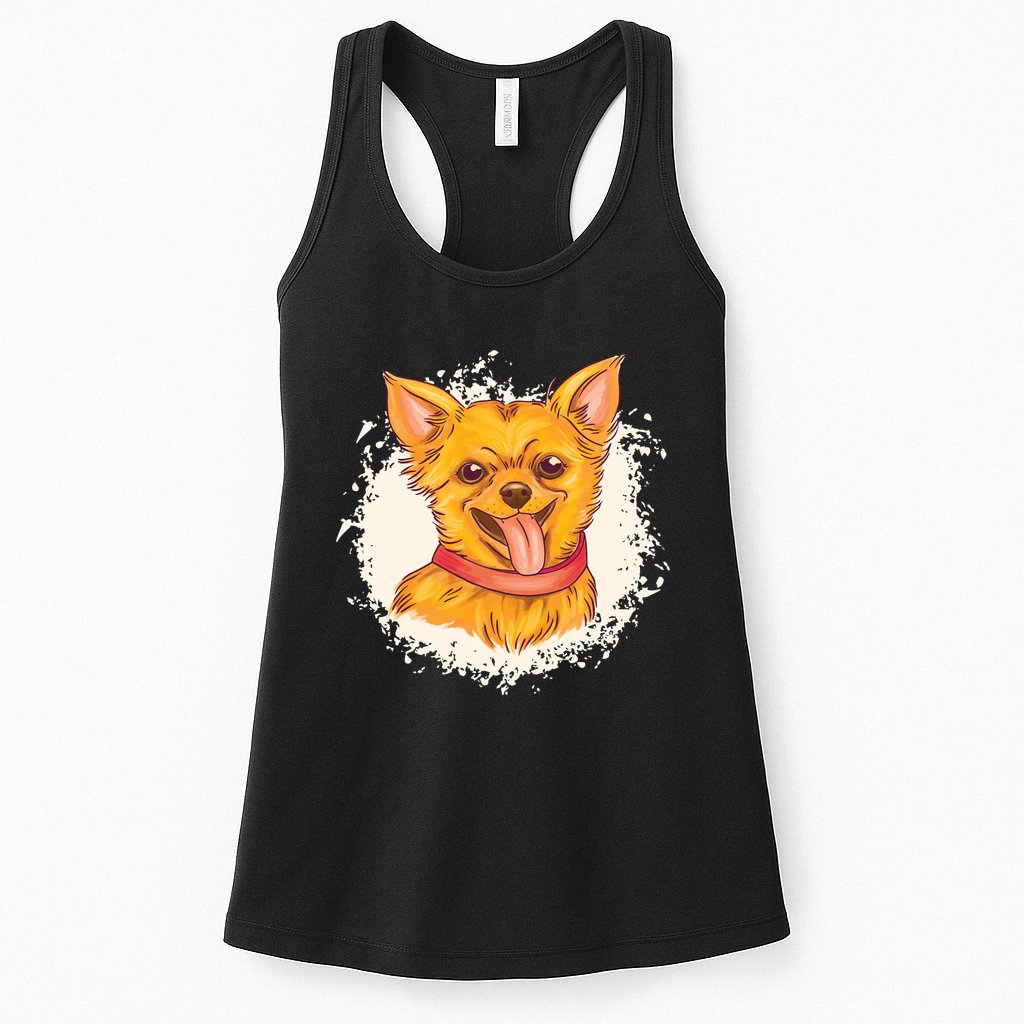 Happy Chihuahua Womens Tank Top