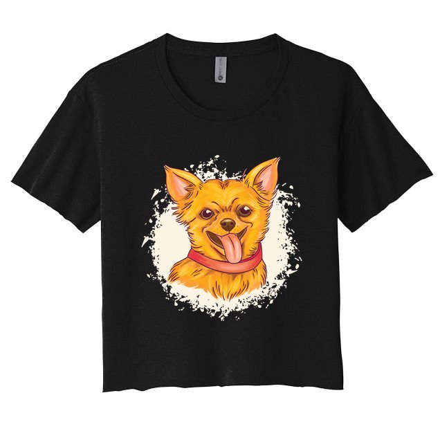 Happy Chihuahua Crop Top