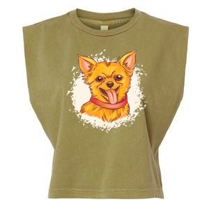 Happy Chihuahua Garment-Dyed Women's Muscle Tee