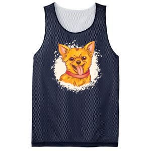 Happy Chihuahua Mesh Reversible Basketball Jersey Tank