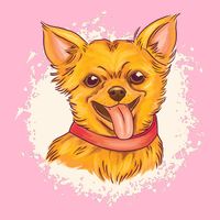 Happy Chihuahua V-Neck T-Shirt