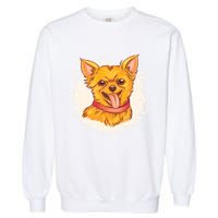 Happy Chihuahua Garment-Dyed Sweatshirt