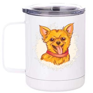 Happy Chihuahua 12 oz Stainless Steel Tumbler Cup