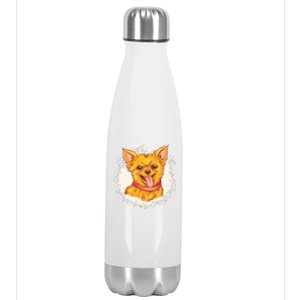 Happy Chihuahua Stainless Steel Insulated Water Bottle