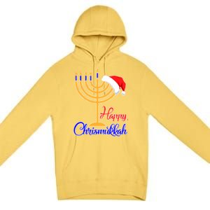 Happy Chrismukkah Christmas Hanukkah Premium Pullover Hoodie