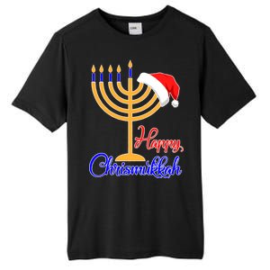 Happy Chrismukkah Christmas Hanukkah Tall Fusion ChromaSoft Performance T-Shirt