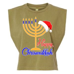 Happy Chrismukkah Christmas Hanukkah Garment-Dyed Women's Muscle Tee