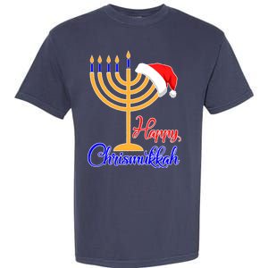 Happy Chrismukkah Christmas Hanukkah Garment-Dyed Heavyweight T-Shirt