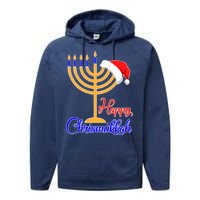 Happy Chrismukkah Christmas Hanukkah Performance Fleece Hoodie