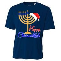 Happy Chrismukkah Christmas Hanukkah Cooling Performance Crew T-Shirt