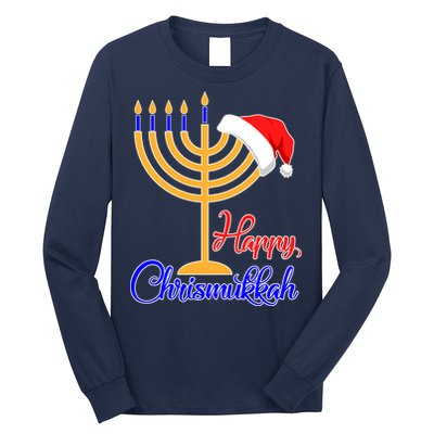 Happy Chrismukkah Christmas Hanukkah Long Sleeve Shirt